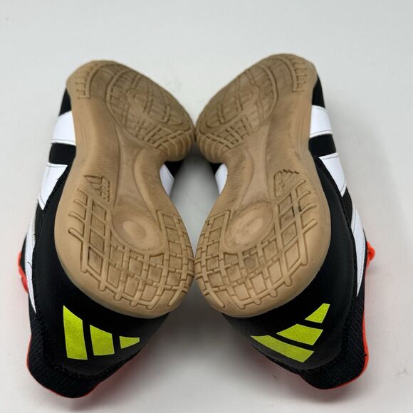 Adidas Predator Club Indoor Sala Soccer Shoes Mens 7 Black Solar Red Sneakers - Picture 16 of 16